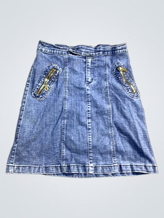 Exso Denimrock mit Reißverschlusstaschen