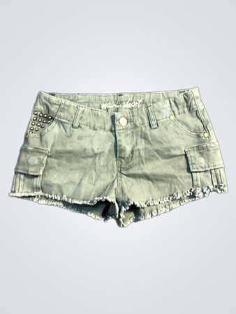 Denim Co. Cargo Mini Shorts