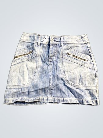 Hellwasch Denim Minirock