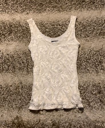 Schwarzes Spitzen-Top Made in Italy