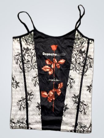 Depeche Mode "Music for the Masses" Rose Graphic Cami Top