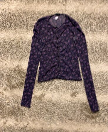 Urban Outfitters Floral Mesh Cardigan