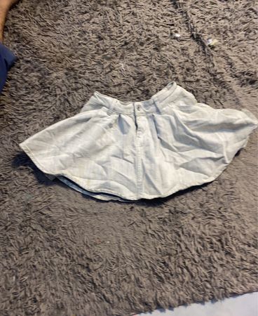 Helle Waschung Jeansrock