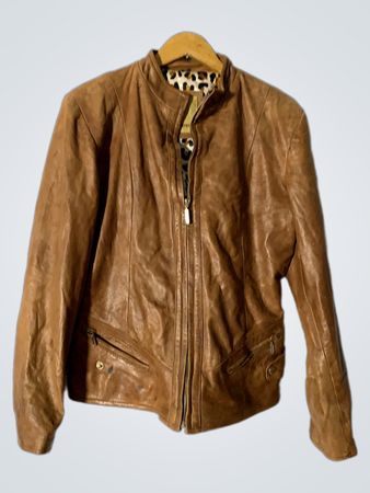 AVIATRIX Brown Leather Jacket