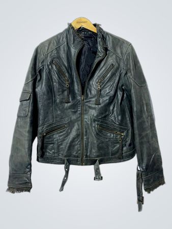 ISMMART Women's Leather Jacket Size 38