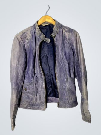 Purple Leather Jacket