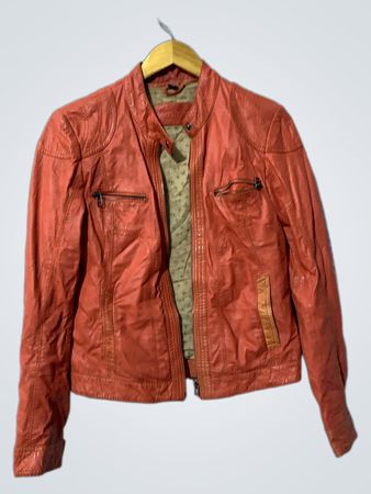 Veste en cuir véritable Pianna Di Luce Italy