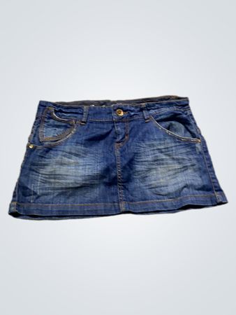 Stradivarius Basic Jeans Denim Minirock