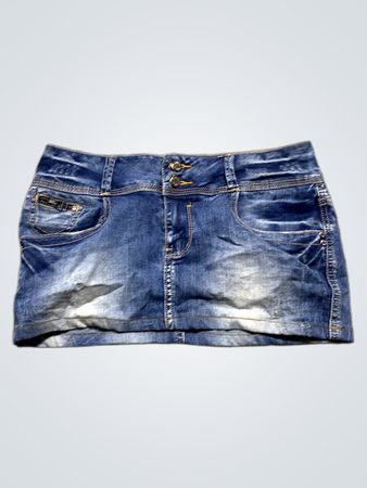NUNA LIE Blue Denim Minirock