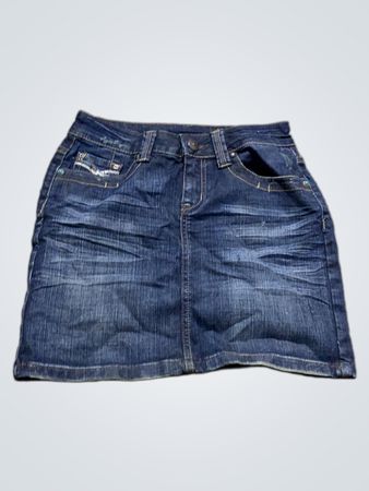Blauer Jeansrock