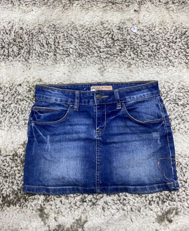 INSIDE Blaue Denim Minirock