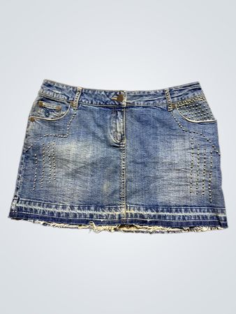 Urban Behaviour Nieten Denim Minirock