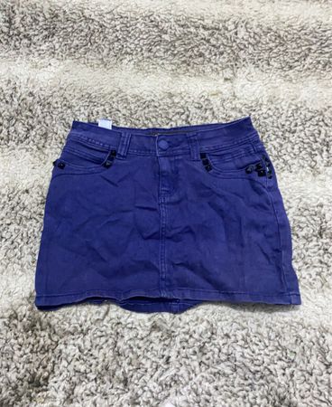 Blauer Denim-Rock
