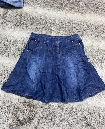 Blauer Jeansrock