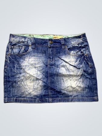 Push & Shoot Jeans Minirock