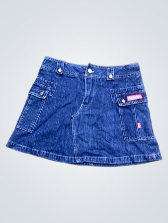 Disney Blau Denim Rock mit Taschen