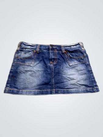 Blauer Denim-Rock