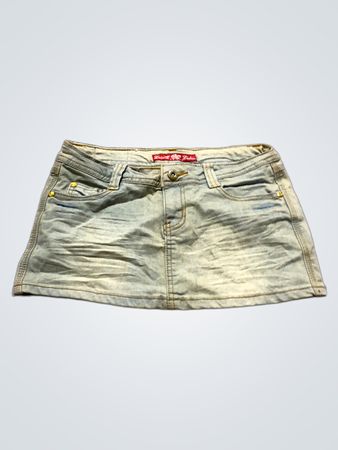 Label X Damen Jeans Minirock