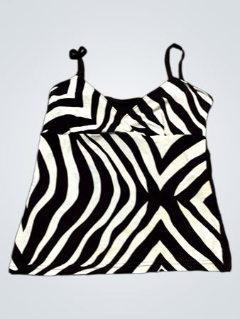 Zebra-Muster-Trägershirt