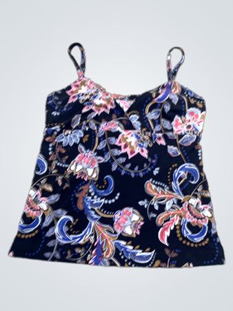 Blumenmuster-Cami-Top