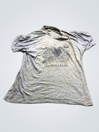 Graues T-Shirt mit unbezwingbarem Grafik