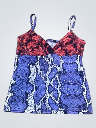 Damen Schlangenmuster Top
