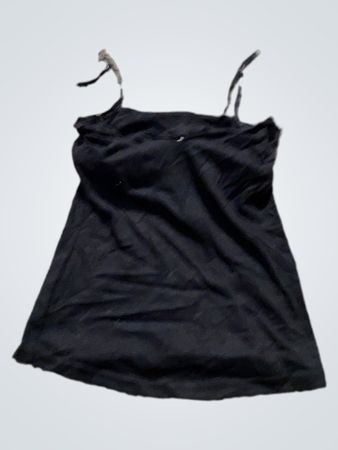 Schwarzes Cami-Top