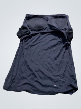 Lacoste Damen Schwarz Tanktop mit integriertem BH