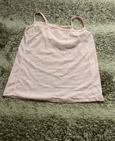 Rosa Spaghettiträgershirt