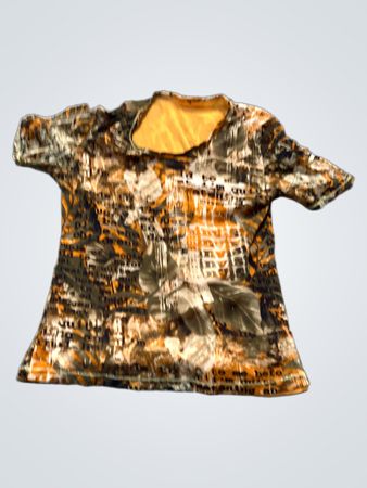 Damen T-Shirt mit abstraktem Druck