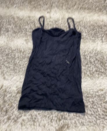 Pink by Victoria's Secret Schwarzes Spaghetti-Träger Tanktop