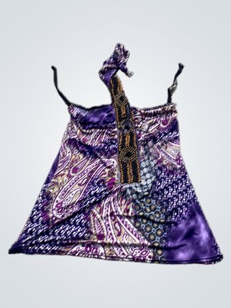 Lila Paisley Trägertop