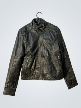 Veste de motard en cuir S.Oliver