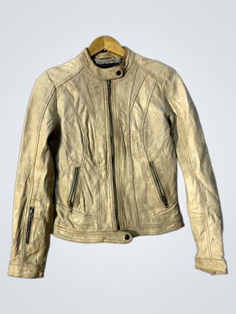 Veste en cuir Biker 011 Goosecraft