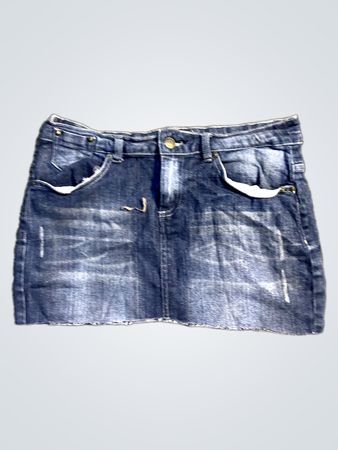 Papaya Denim Minirock