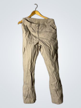 CANDA COLLECTION AT CEA Beigefarbene Cargo-Hose