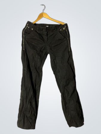 I & M Schwarze Cargo-Hose Größe 40