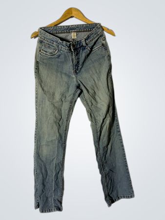 Damen Blaue Denim-Jeans