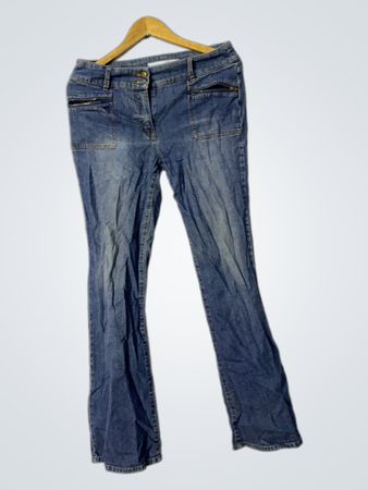 CASUAL BASIX Blue Denim Flare Jeans