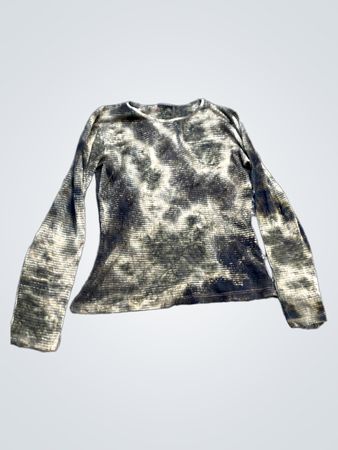OUTBODY Tie-Dye Thermal Langarmshirt