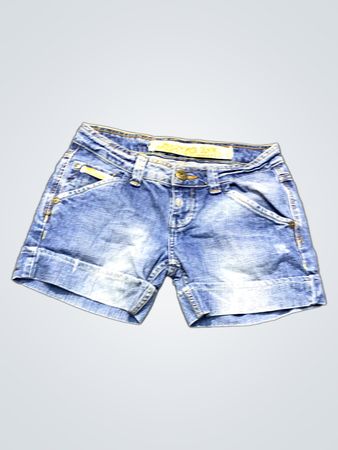 Bershka West Coast Denim Shorts