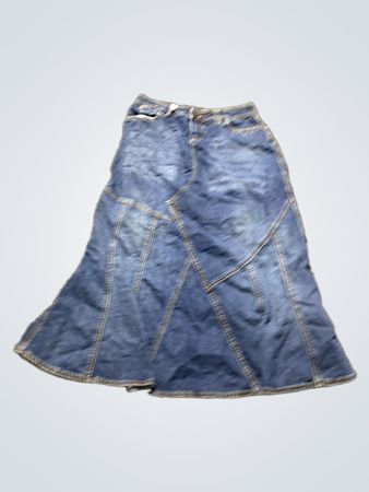 GITANO Damen Denim Maxi Rock