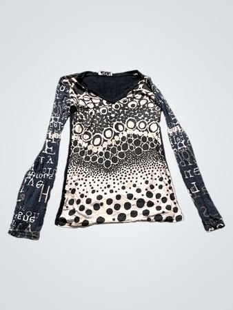 ALEXIS Paris Langarm Graphic T-Shirt
