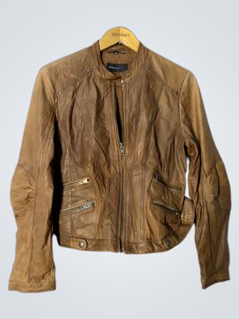 ROCK'N BLUE Brown Leather Jacket