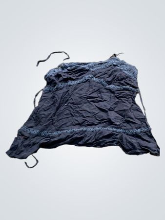 Schwarzes Top mit Spitze