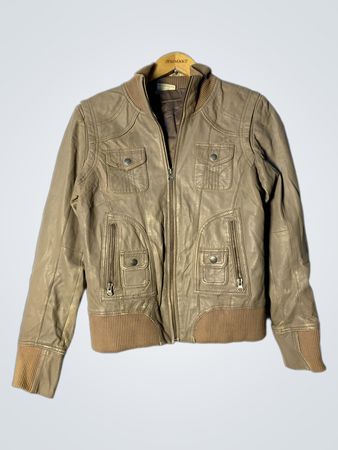 Veste en cuir bomber Street One