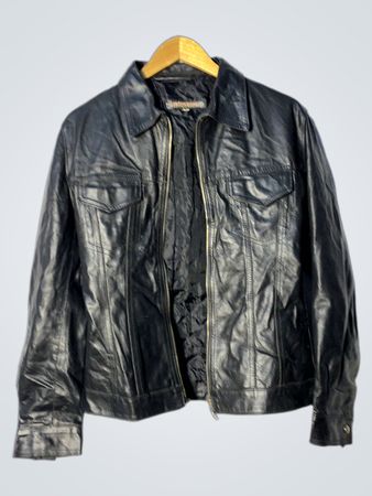 PENNY SILVIAN Black Leather Jacket
