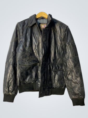 Mirth Leather Qualität Garantiert Schwarze Lederjacke