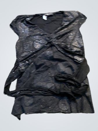 Jefferson Black Verziertes Oberteil