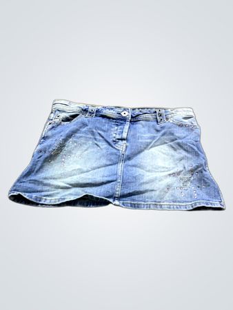 WANT Jeansrock mit Strass